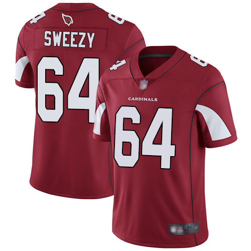 Arizona Cardinals Limited Red Men J.R. Sweezy Home Jersey NFL Football 64 Vapor Untouchable